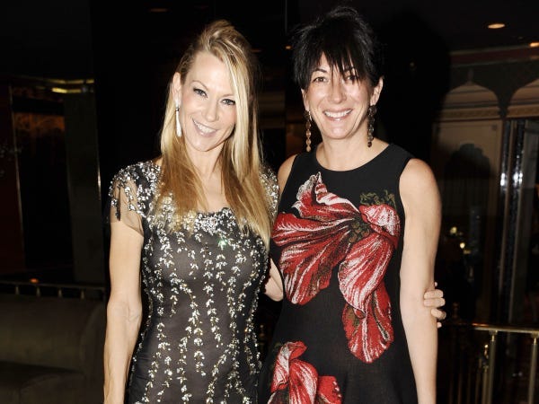 Suzanne Ircha Johnson and Ghislaine Maxwell Suzanne Ircha Johnson and Ghislaine Maxwell