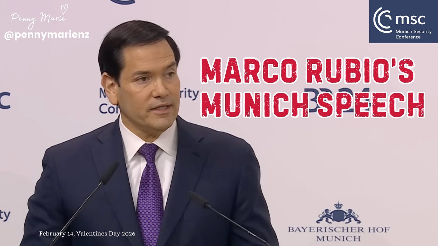 Secretary Marco Rubio Addressess the Munich Security Conference 2026 with eloquence and diplomacy Secretary Marco Rubio Addressess the Munich Security Conference 2026 with eloquence and diplomacy