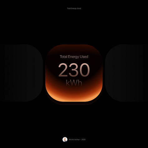 Recent work of a UI Designer Michel Achkar