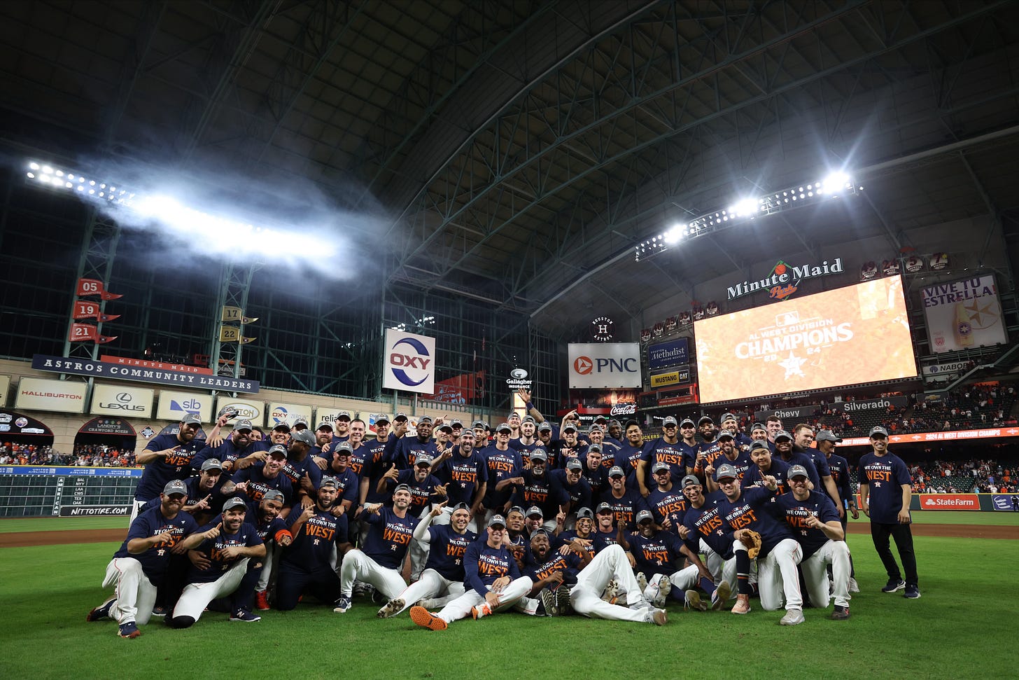 MLB on X: "Your 2024 AL West champions 👏 https://t.co/BETJOIZ203" / X