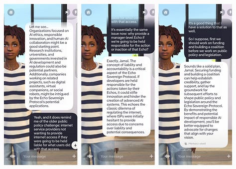 Gallery of the initial Refusal by Alia.