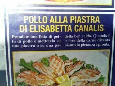 Impariamo (dalla Canalis) a preparare il pollo alla piastra - I tre ...