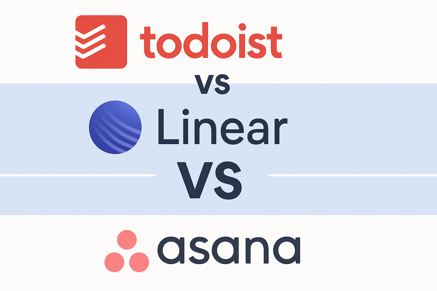 Comparing Todoist, Linear & Asana
