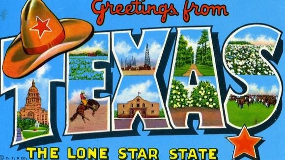 Greetings from Texas! Greetings from Texas!