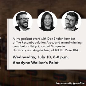 EVENT: Join us for "Recombobulation LIVE!"