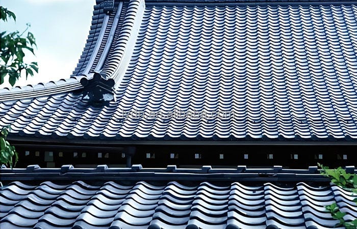 Japanese Clay Roof Tiles in Blue - Durable, Waterproof Roofing Solutions  for Your Next Project, Affordable Prices in Japan