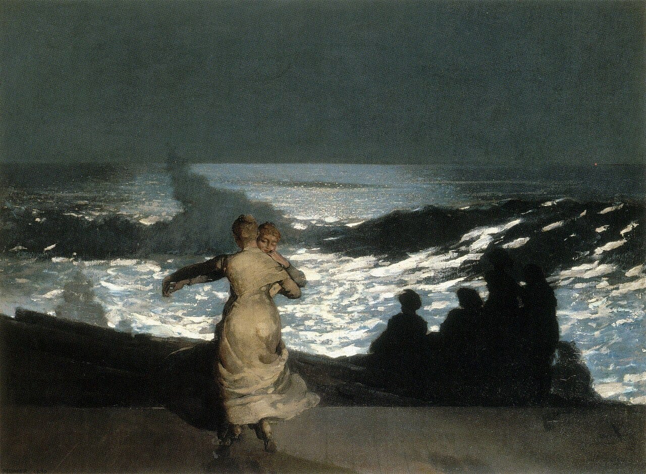 Winslow Homer, Summer Night, 1890 Winslow Homer, Summer Night, 1890