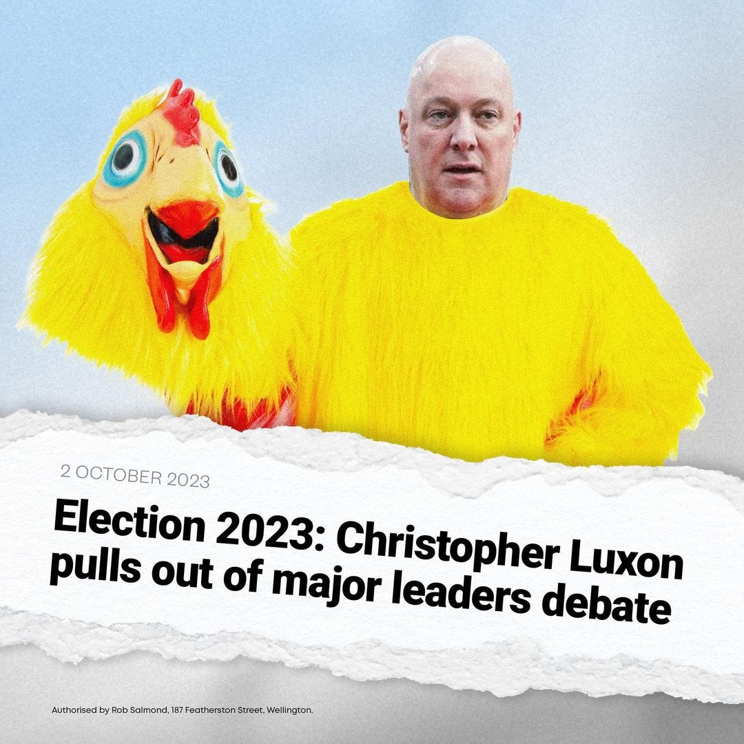 Chicken Luxon. Chicken Luxon.
