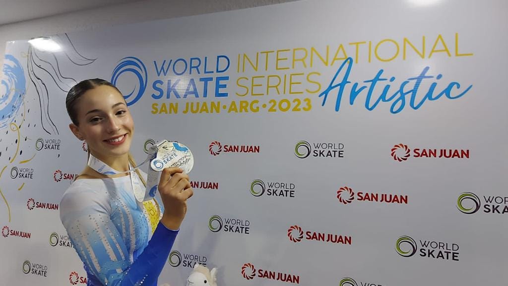 Medalla de plata para patinadora de nuestra ciudad en mundial de San Juan
