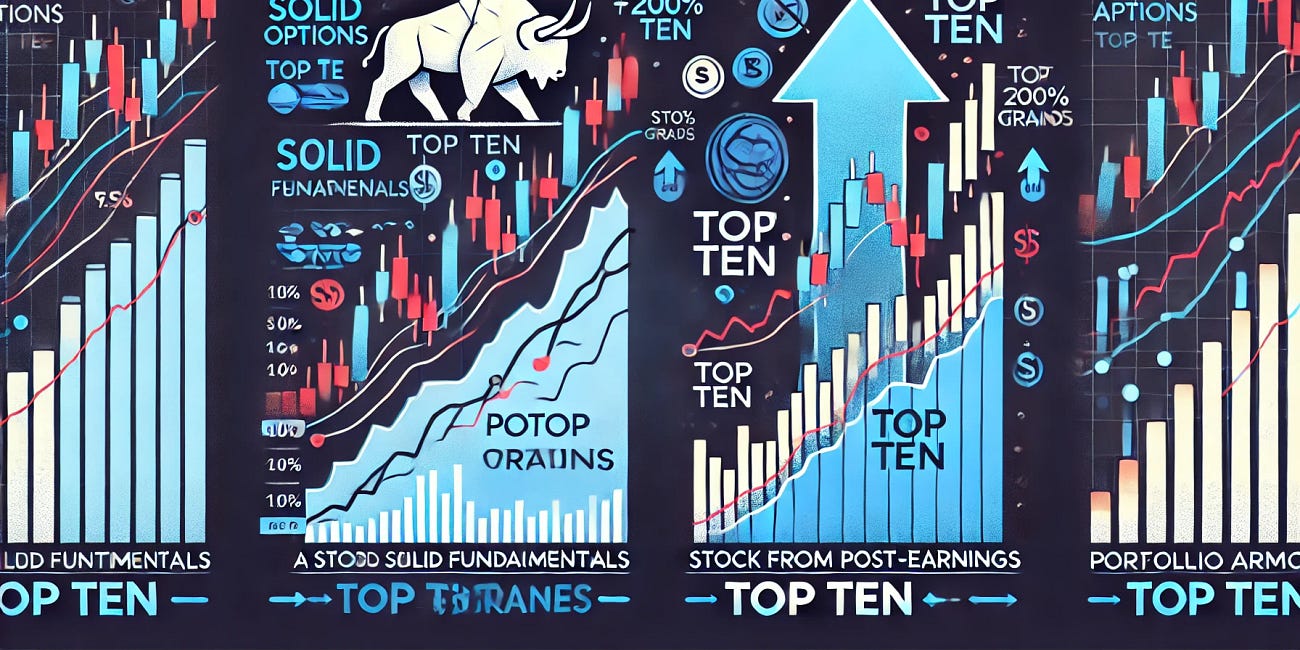 Trade Alert: Top Names + Post Earnings