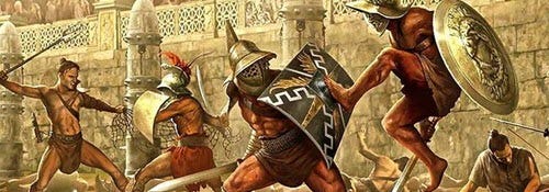 The gladiatorial games