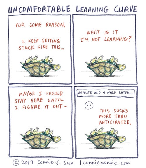 Uncomfortable Learning Curve