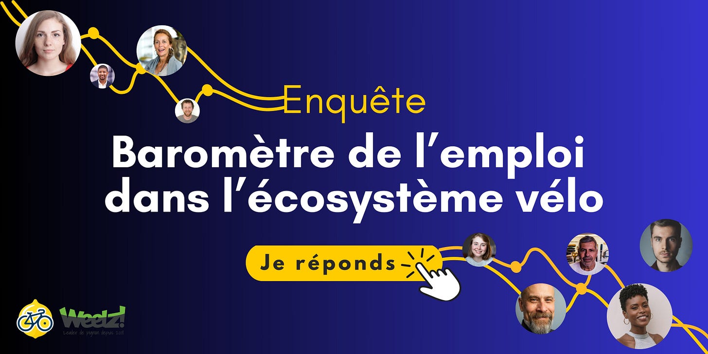 Illustration de l'enquete sur l'emploi velo