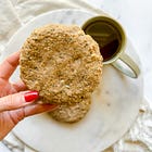 cinnamon apple breakfast cookies for metabolic health + blood sugar balance