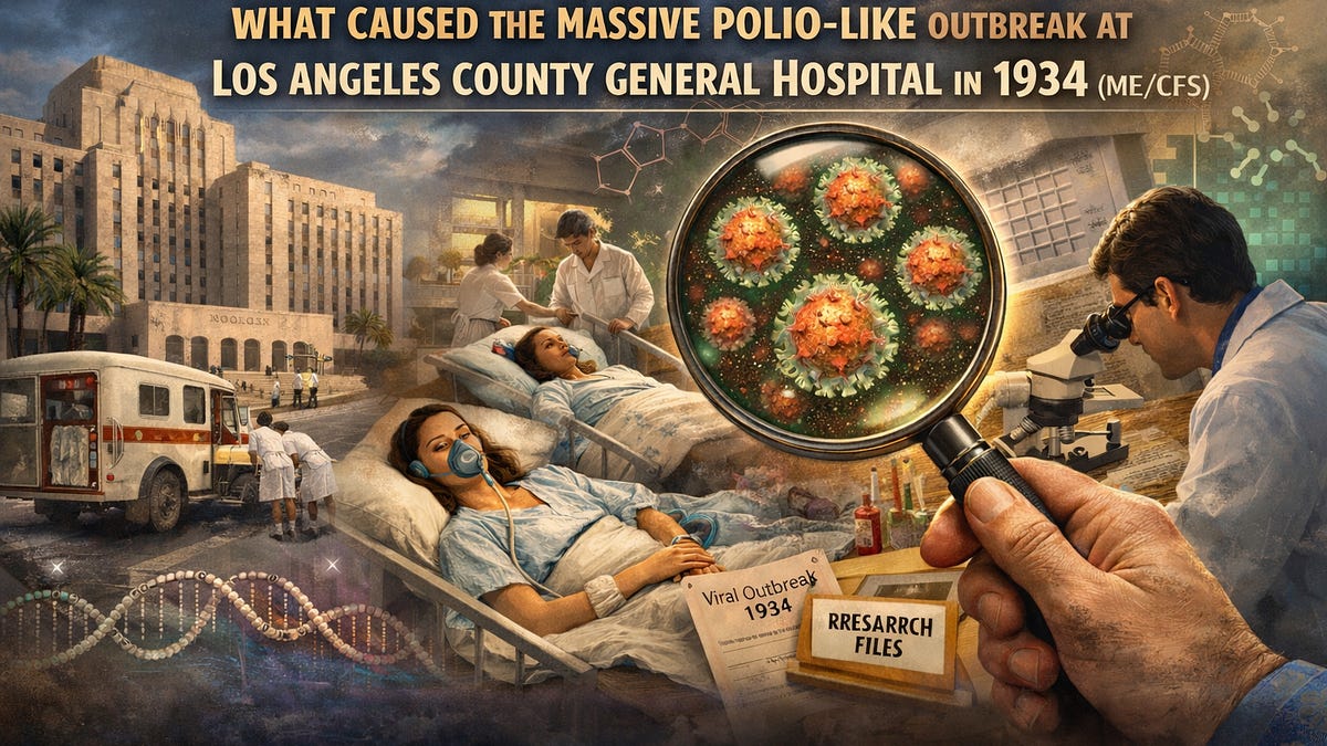 What caused the massive polio-like outbreak at Los Angeles County General Hospital in 1934 (ME/CFS)? We now know for sure.