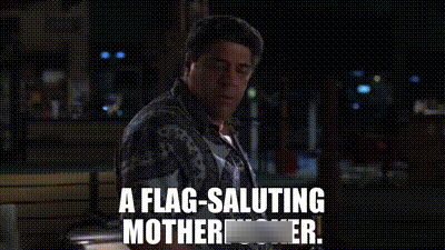 YARN | A flag-saluting motherfucker. | The Sopranos (1999-2007) S02E10  Bust-Out | Video clips by quotes | bd25ce8b | 紗