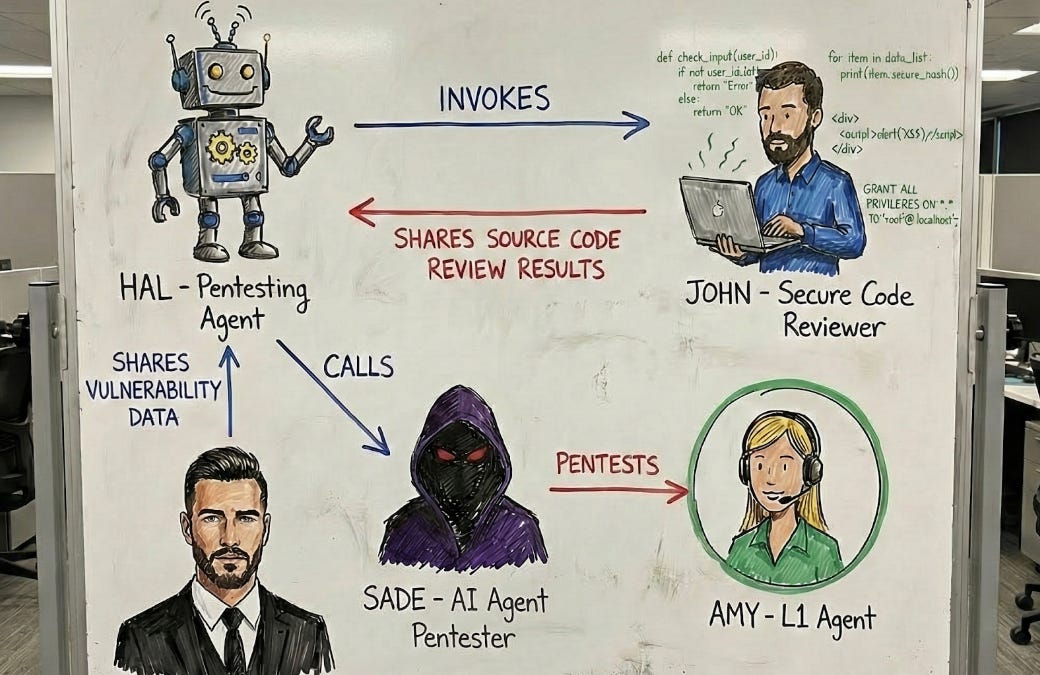 How we built an AI agent security swarm for offensive security testing