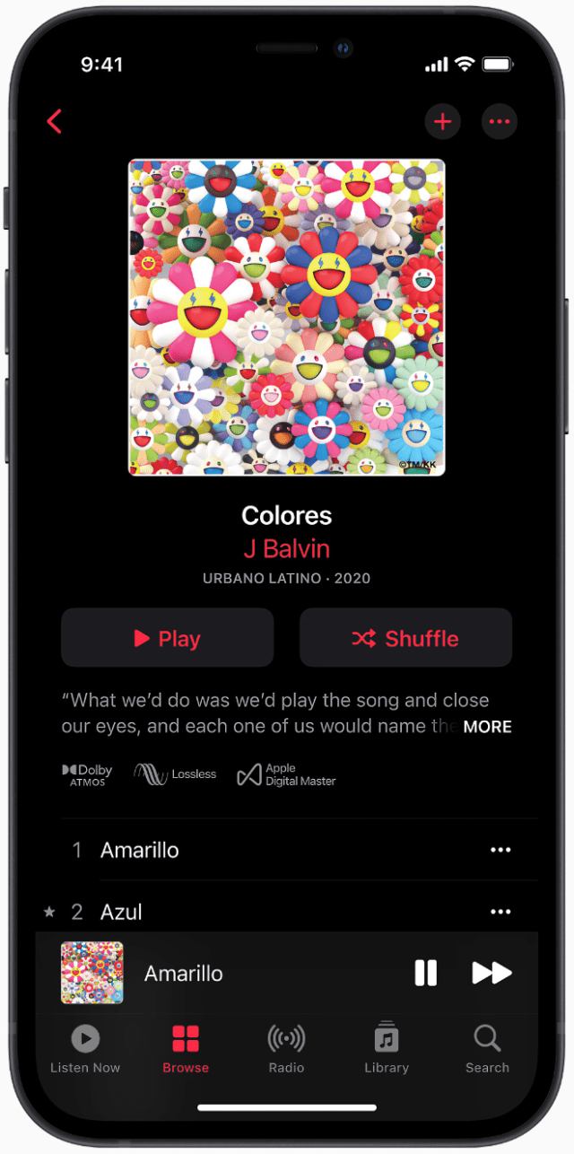 Spatial Audio with Dolby Atmos and Lossless Audio arrived for Apple Music subscribers in June 2021.