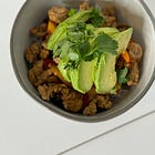 Cilantro-lime rice taco bowls