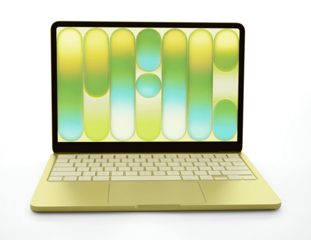 Apple's MacBook Neo in Citrus