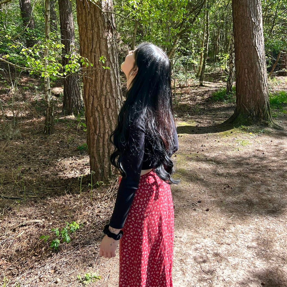 a girl and her fig tree