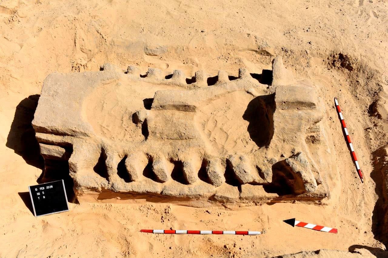 Excavations at the newly discovered site