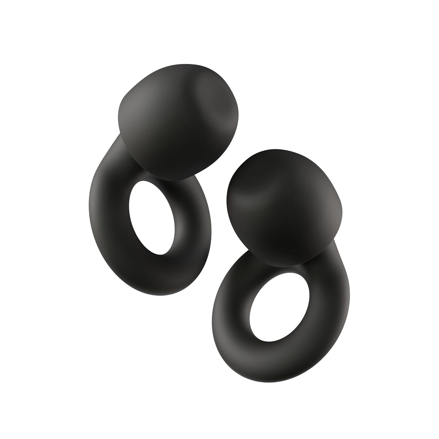 Earplugs for Focus & Travel - Loop Quiet 2 - 24 dB Noise Reduction - Black - Reusable & Stylish - Noise Filters, Silicone Earplugs