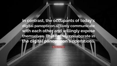 There is a time when the operation of the machine becomes so odious