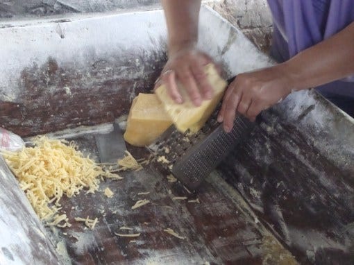 Grated Salty Cheese