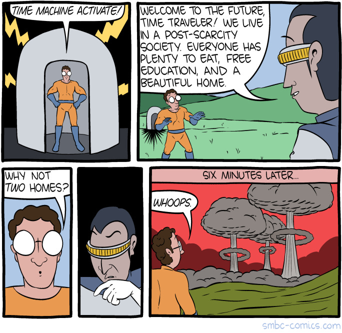 Saturday Morning Breakfast Cereal - Time Machine