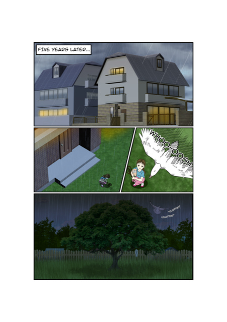 Sample of comic book 'The Still Feather'