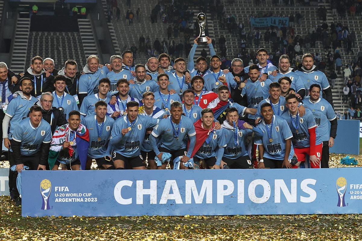 Los pibes de Uruguay vencieron a Italia y consiguieron su primer mundial Sub -20 Los pibes de Uruguay vencieron a Italia y consiguieron su primer mundial Sub -20