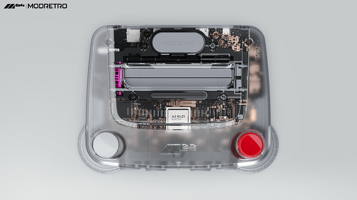 ModRetro M64 console closeups