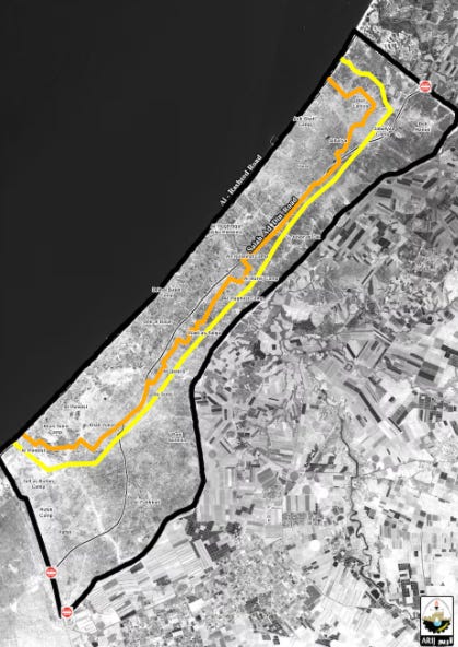 From yellow to orange: How Israel is expanding its occupation of Gaza despite ‘ceasefire’ - Palestine Will Be Free