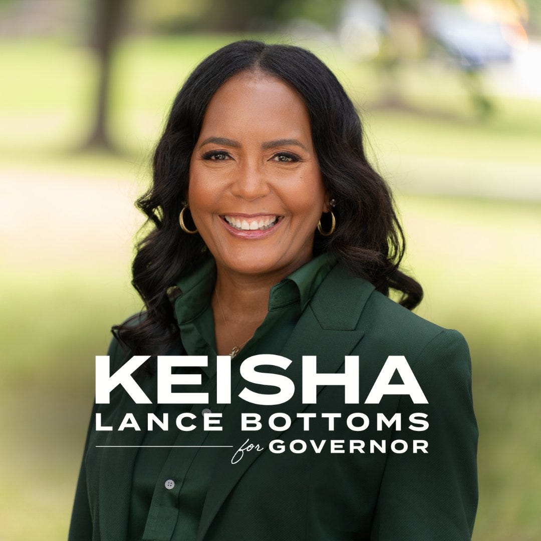 Killer Mike on X: "Keisha Lance Bottoms is running for Governor of Georgia.  I like her plan to end state income taxes for teachers, ending corporations  from buying up properties and skyrocketing