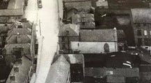 Aerial image of Boyne Cinema from the 1940s, Fair Street Drogheda