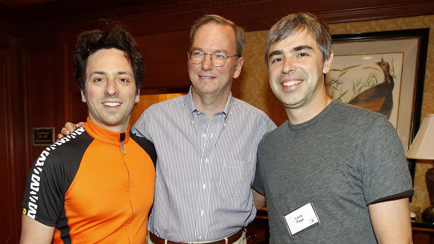 Google's shareholders want to diversify its executive committee