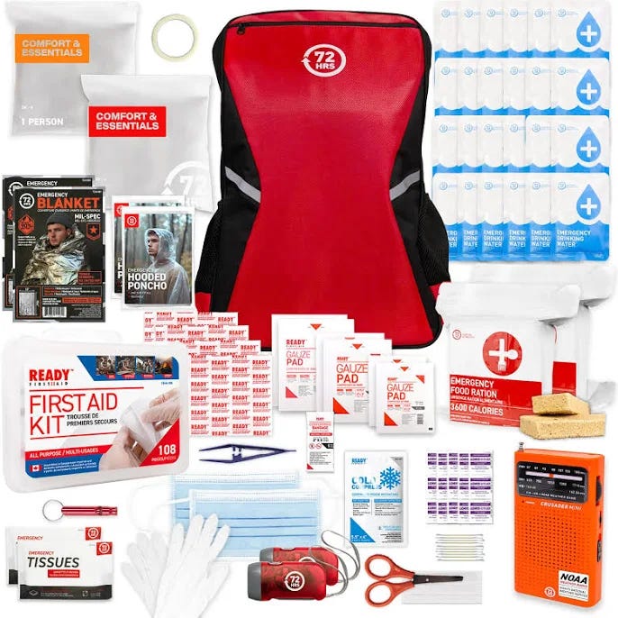 72 Hours Essential Emergency Preparedness Kit