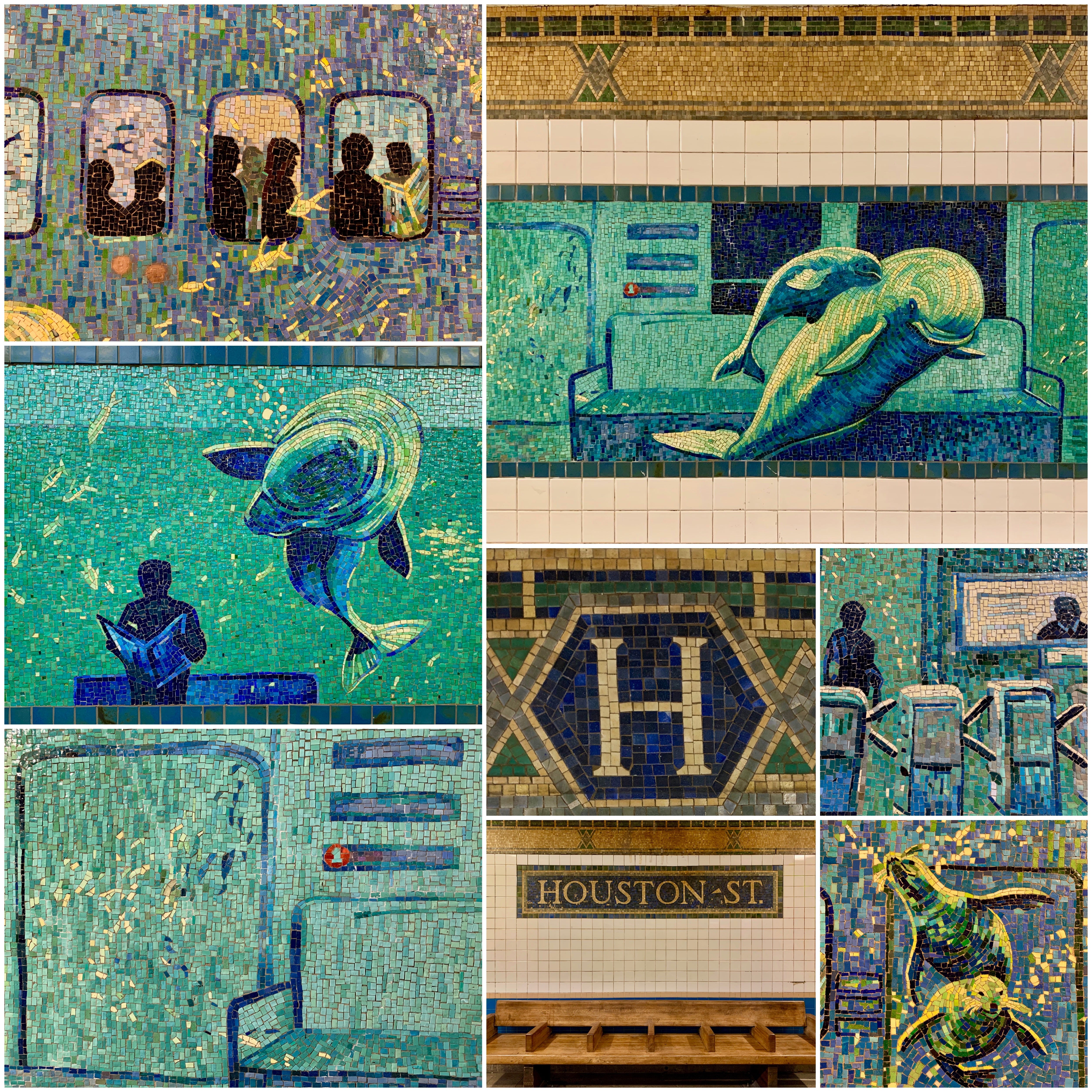 アート/エンタメ/ホビー Underground Houston Street Station - by Adrian Brune - Underground Art
