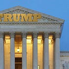 Supreme Court Rebrands With Giant Trump Sign