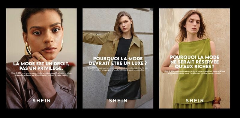 Un autre article sur Shein et Temu