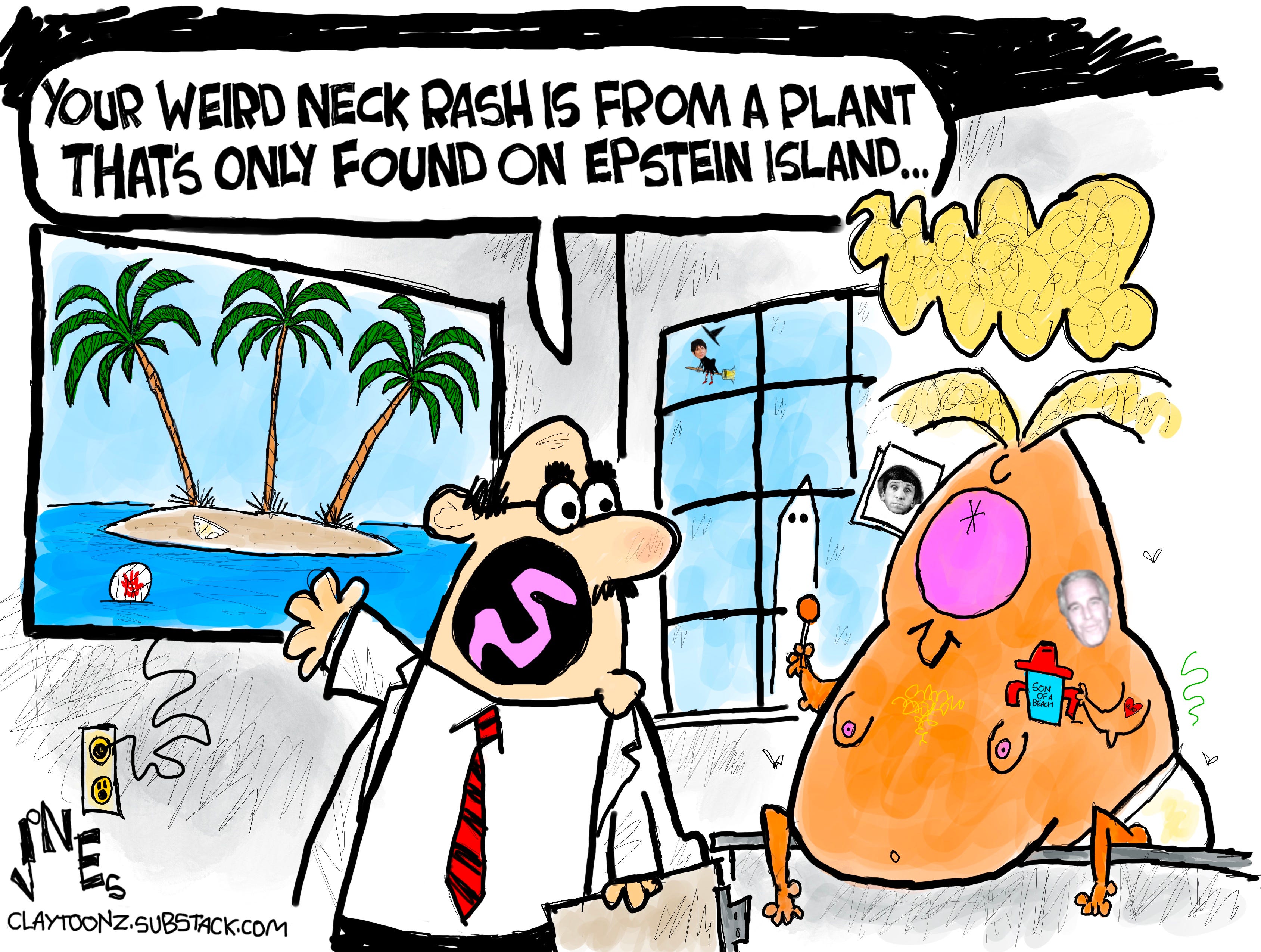Rash To Judgment - by Clay Jones - Claytoonz