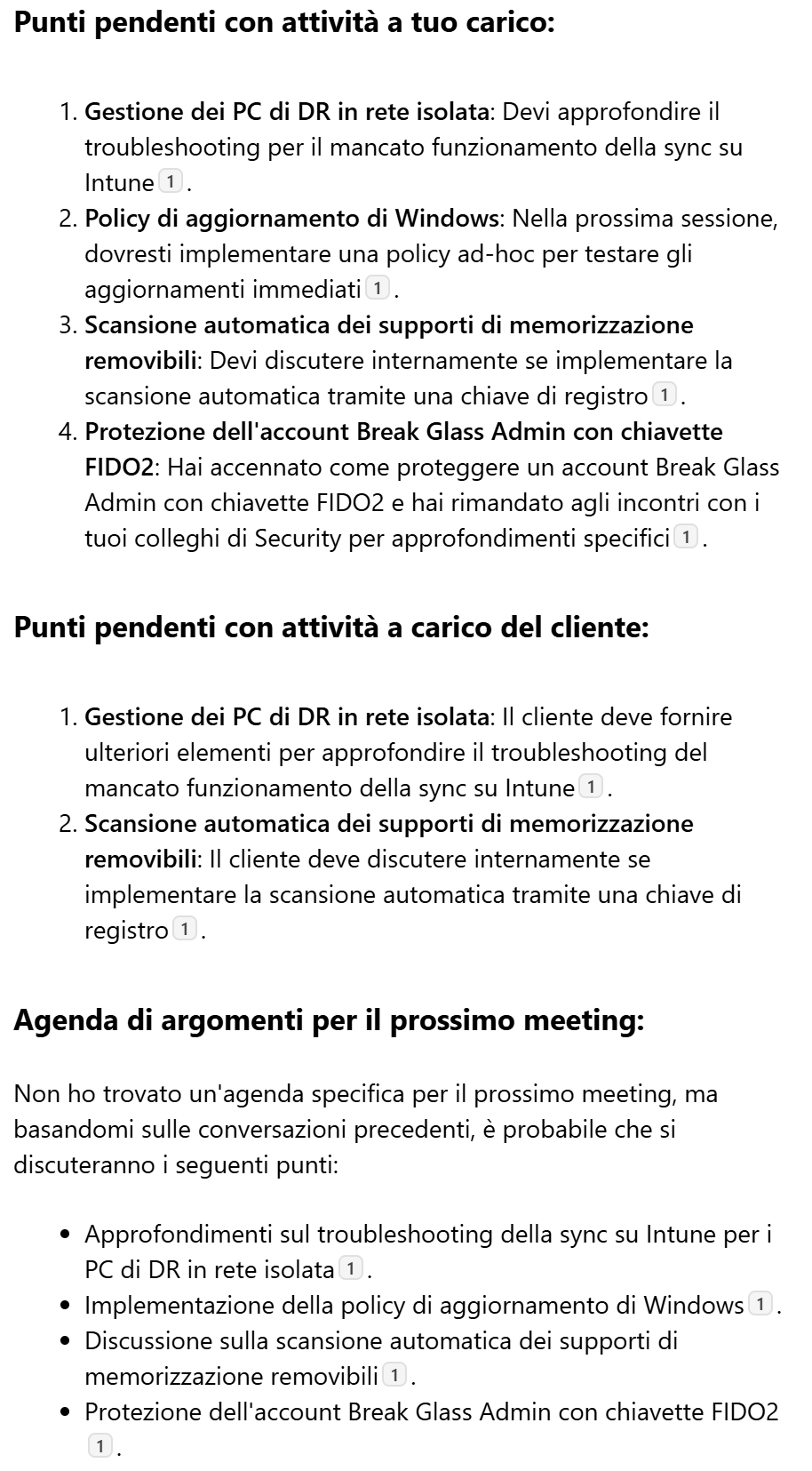 Microsoft 365 Copilot output Microsoft 365 Copilot output