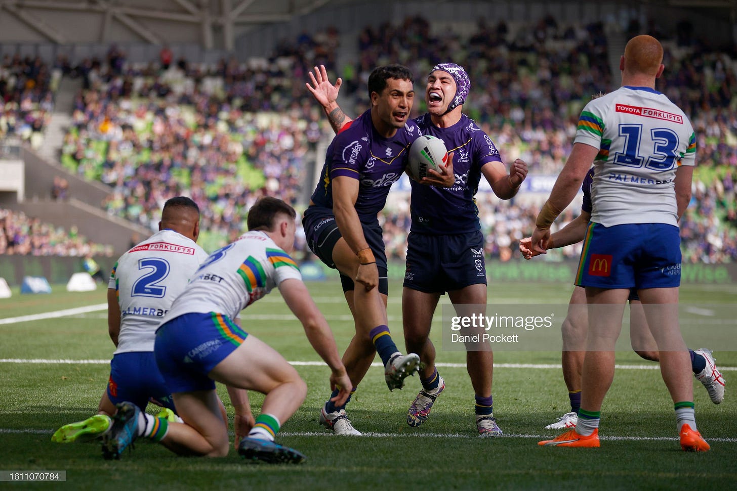 NRL Rd 24 - Storm v Raiders