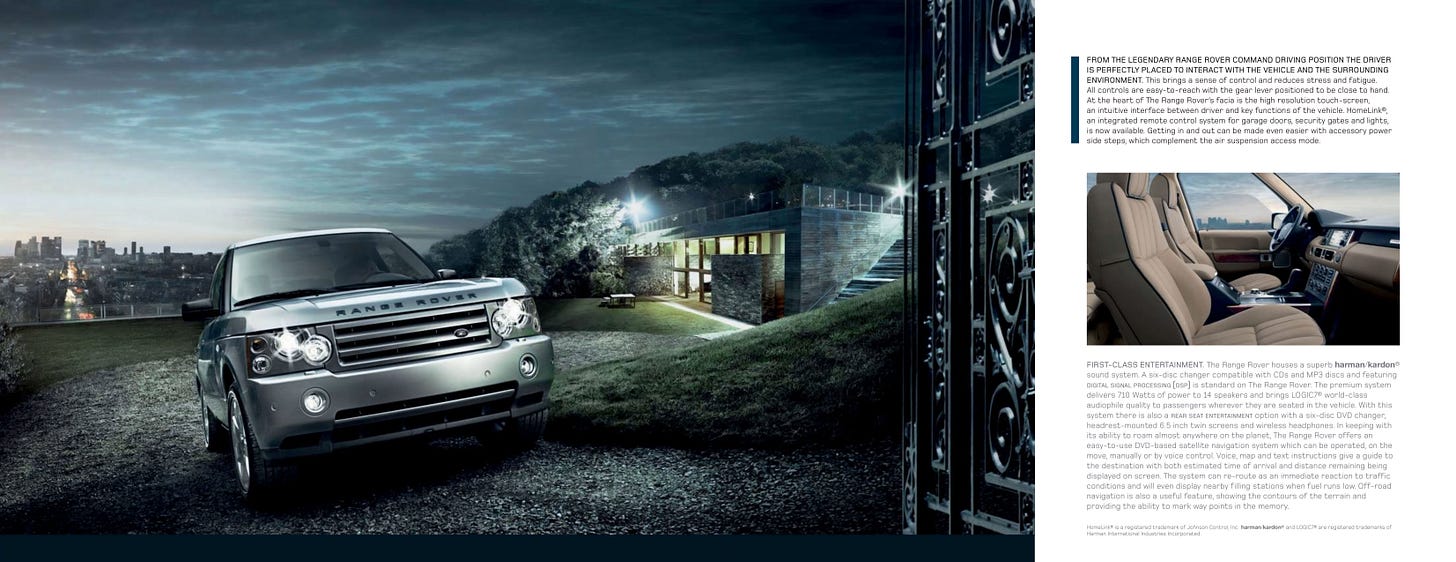 2007 Range Rover L322 brochure