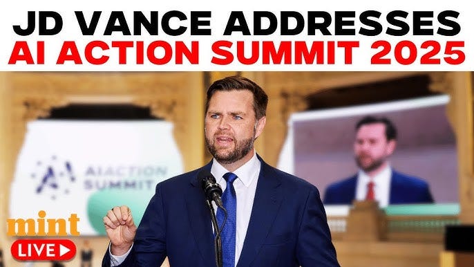 JD Vance LIVE | VP Speaks at Paris AI Summit 2025 on AI Regulation & US  Policy | Vance Address LIVE - YouTube