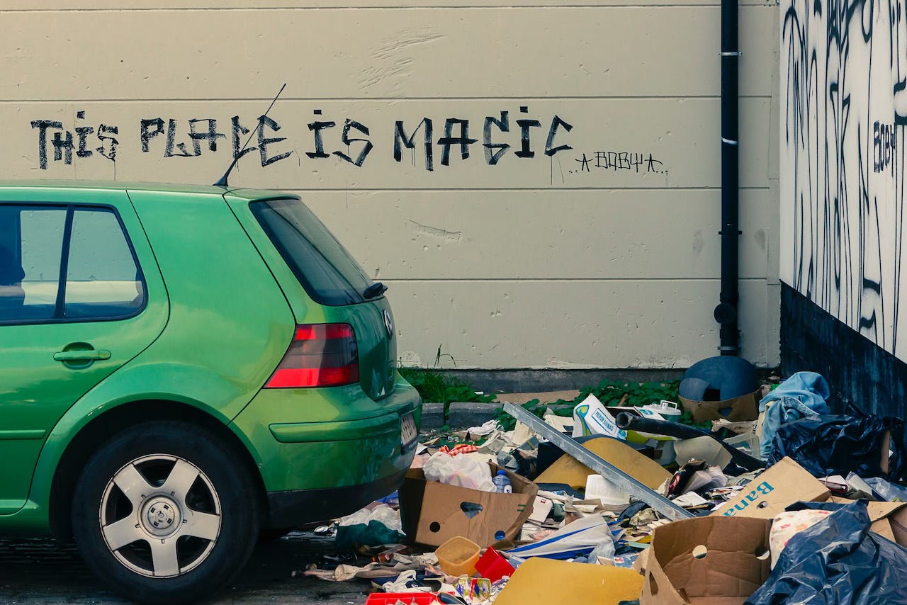 Words on walls: this place is magic