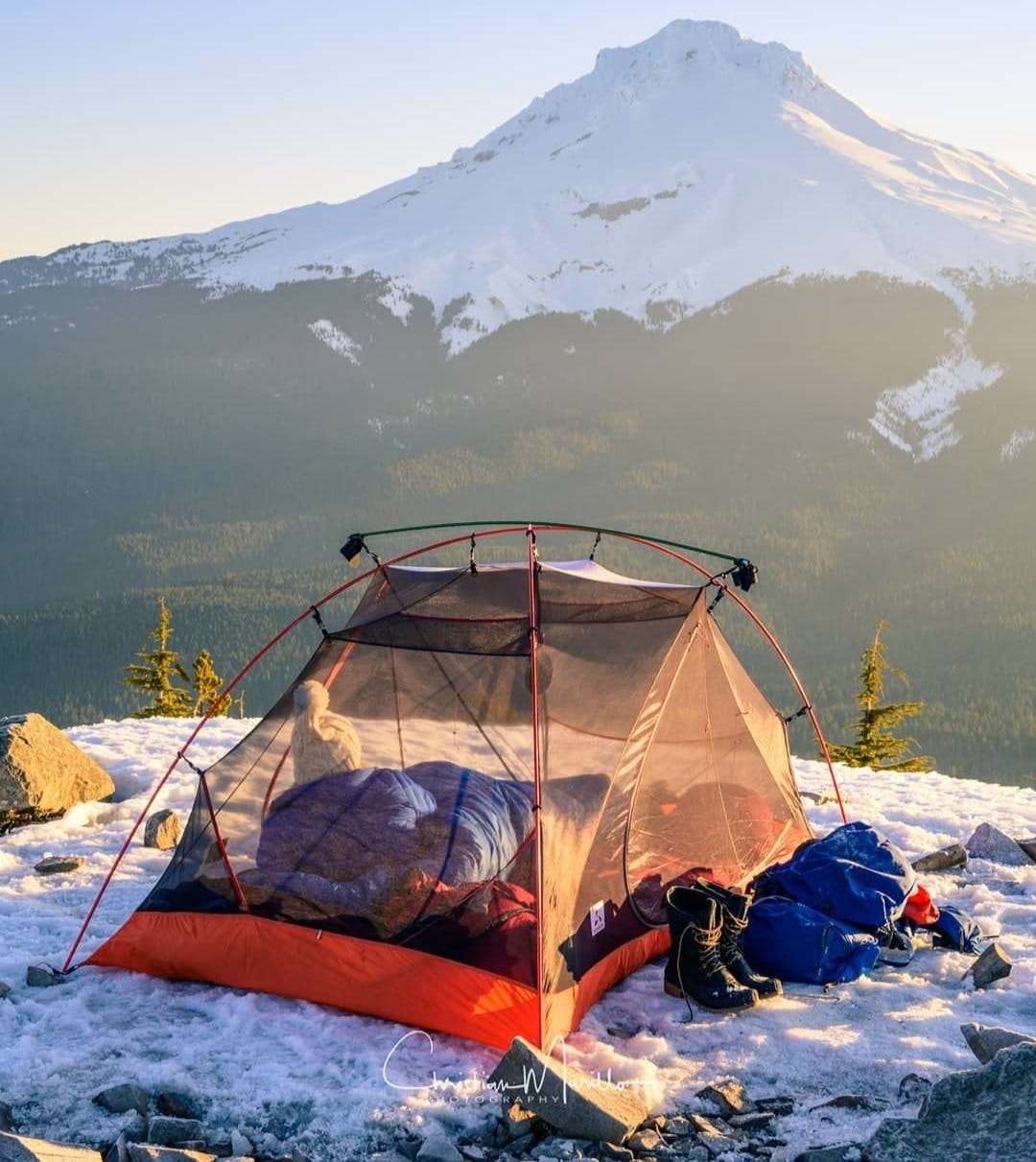 Winter tenting