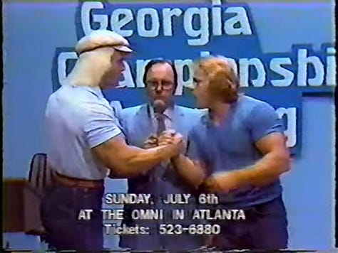 Austin Idol and Kevin Sullivan, Dusty Rhodes, Tommy Rich