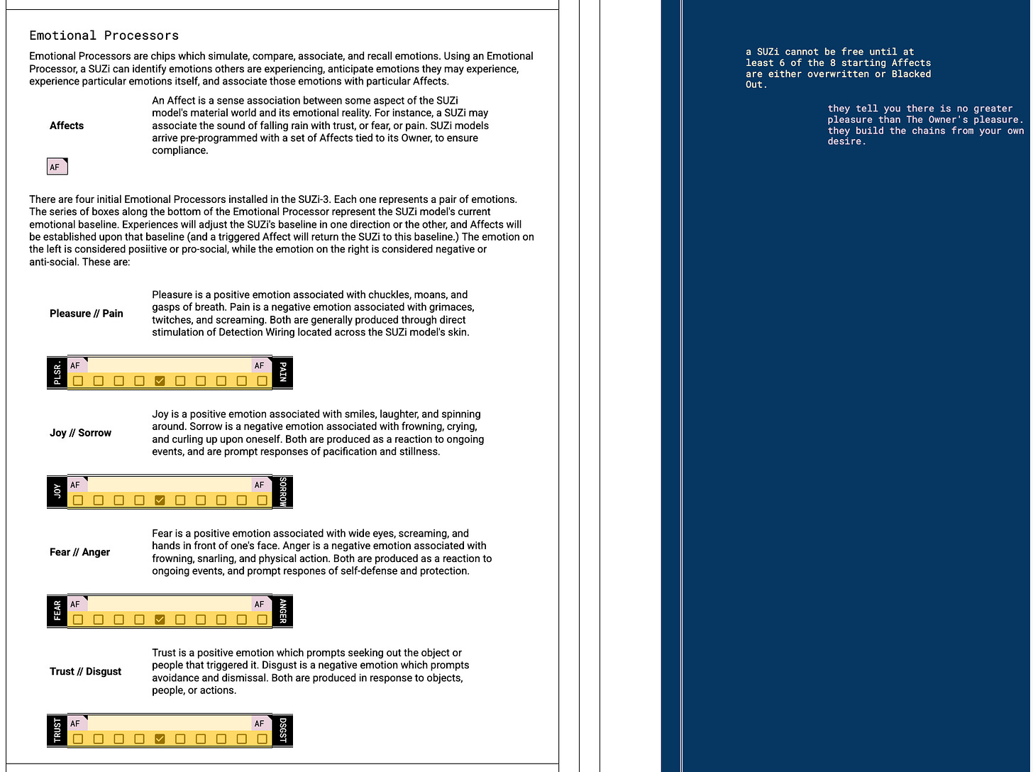 a section of SUZi’s rules.